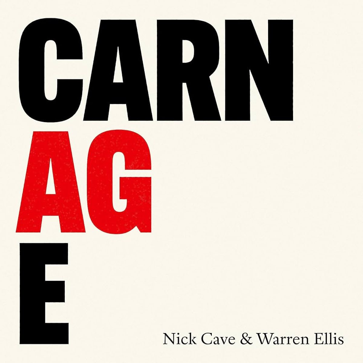 GENERICO - Nick Cave and Warren Ellis - Carnage - Vinilo Simple