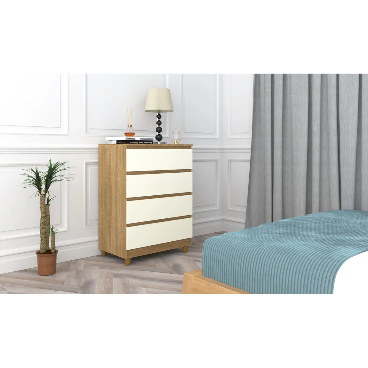 JDO & DESIGN - Cómoda Rio Nature Champagne