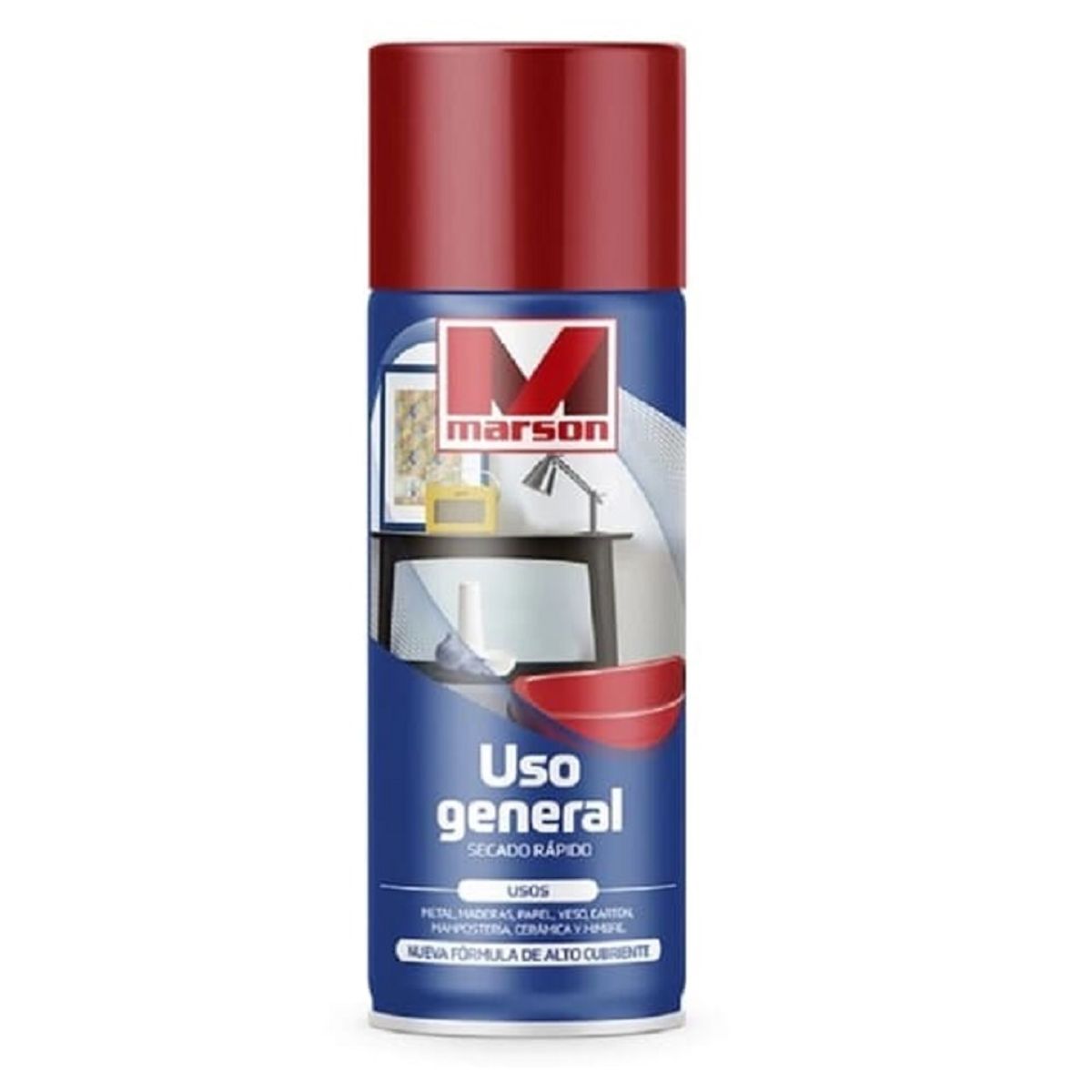 MARSON - PINTURA EN SPRAY ROJO MANDARIN MARSON 485ML