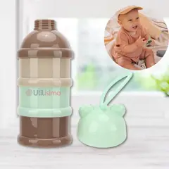 UTILISIMO - Dispensador Alimentos Portátil Multicapa Libre BPA Bebé Niño