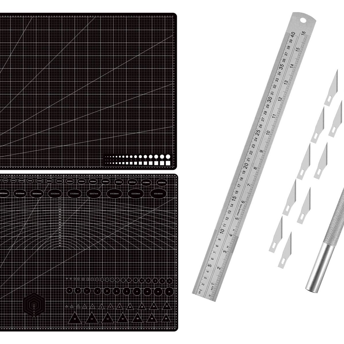 RD - Base Tabla Corte A1 Rd 60x90cm+ Regla+ Bisturi+ Repuestos N
