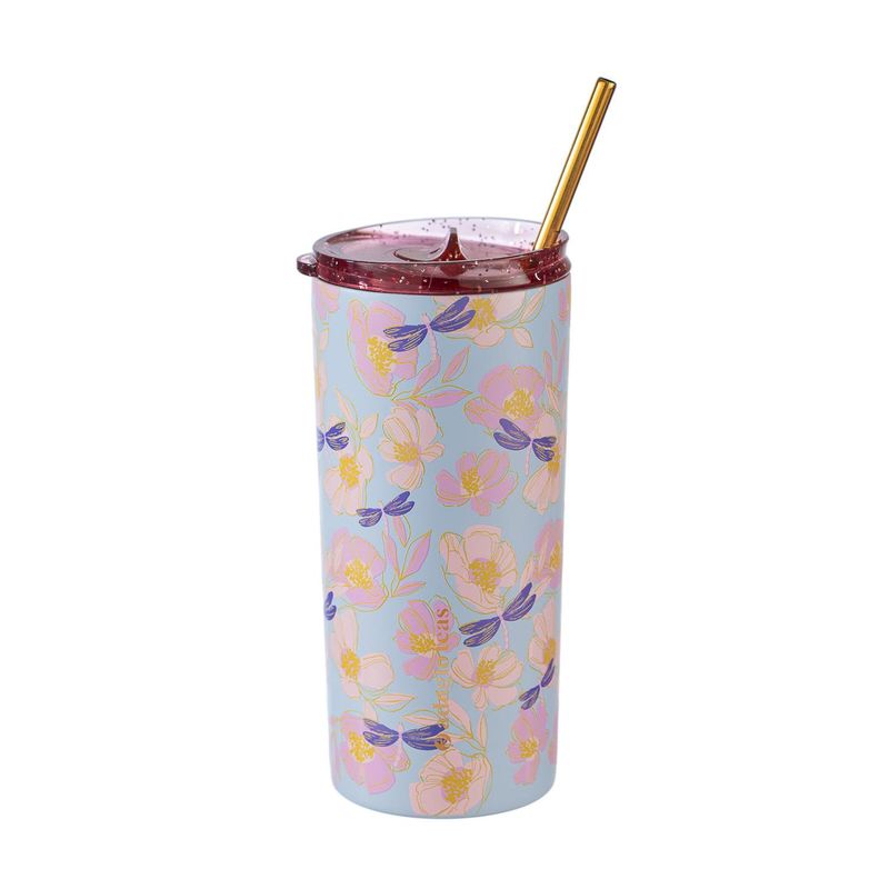 ADAGIO TEAS - Tumbler Flores Celeste 470 ml