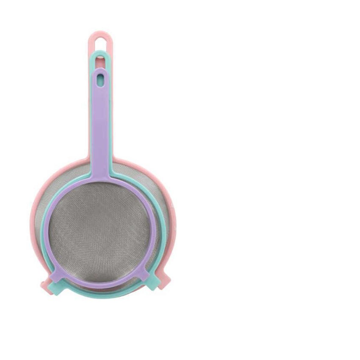 GENERICO - Colador Plástico Malla 3Pzs