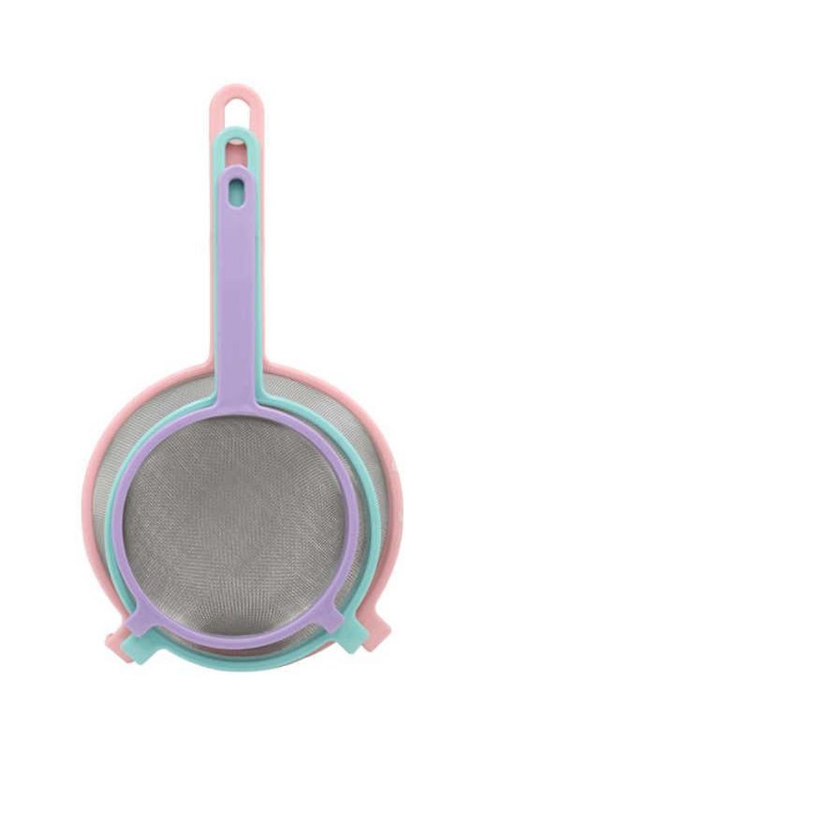 GENERICO - Colador Plástico Malla 3Pzs