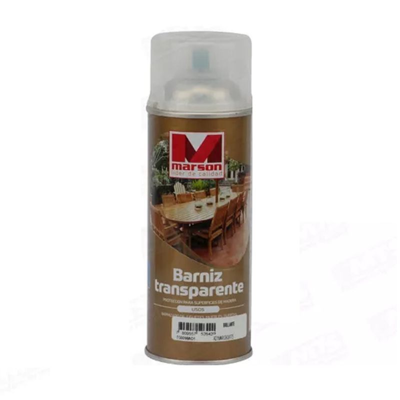 MARSON - BARNIZ EN SPRAY INCOLORO BRILLANTE MARSON 485ML.