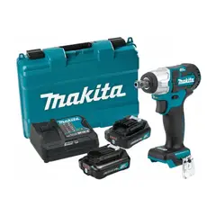 MAKITA - LLAVE IMPACTO 18V TW160DWAE 38 12V CXT+2 BAT 2A+CARG