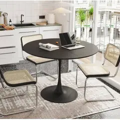GENERICO - Comedor Cesca Breuer Negro 100cm - 4 puestos Negro