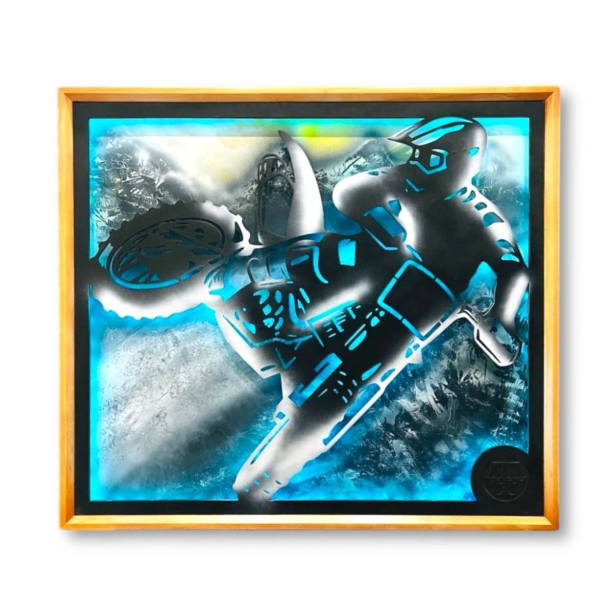 GENERICO - Cuadro Retroiluminado modelo Motocross