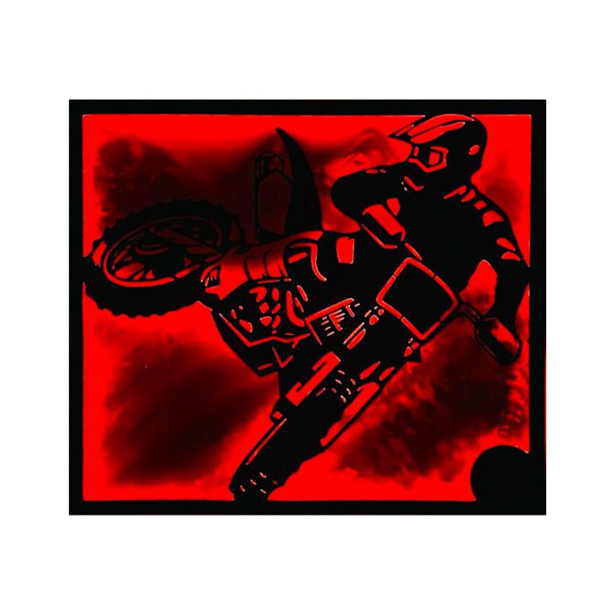 GENERICO - Cuadro Retroiluminado modelo Motocross