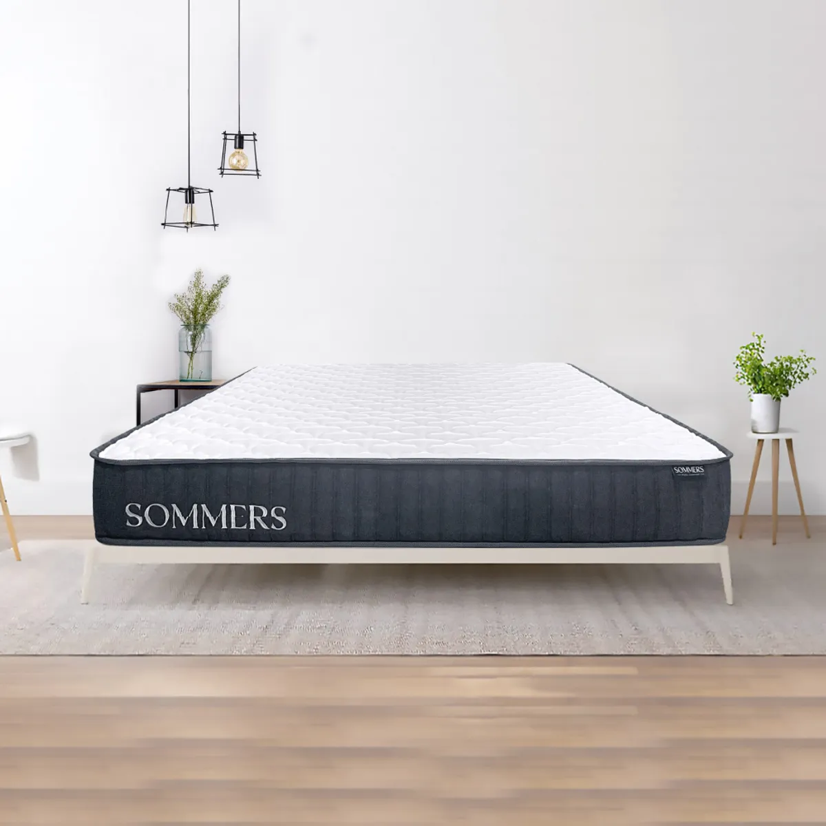 SOMMERS - Colchón 2 Plazas Comprimido 150x190x20 Cm Essential Sommers