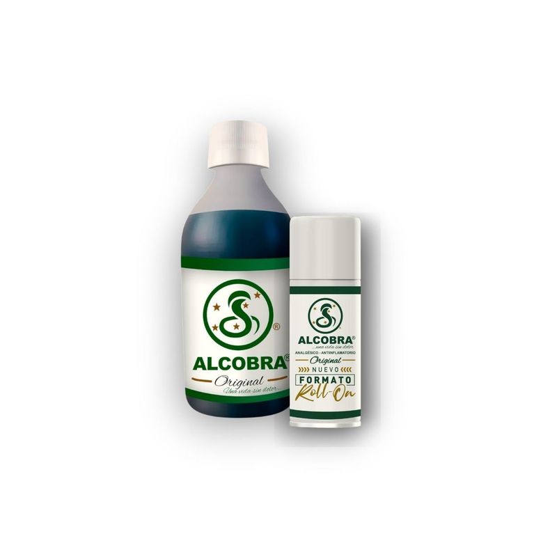 GENERICO - Alcobra Original Pack (Botella 250 ml + Roll-On Recargable)