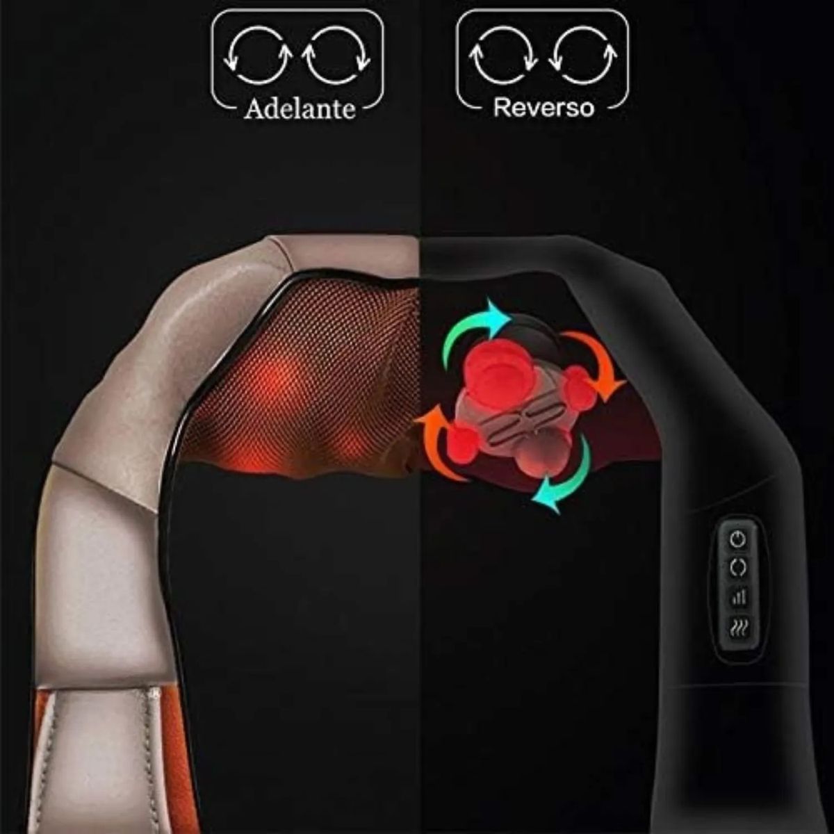 MOVI - Cojin masajeador cuello y espalda