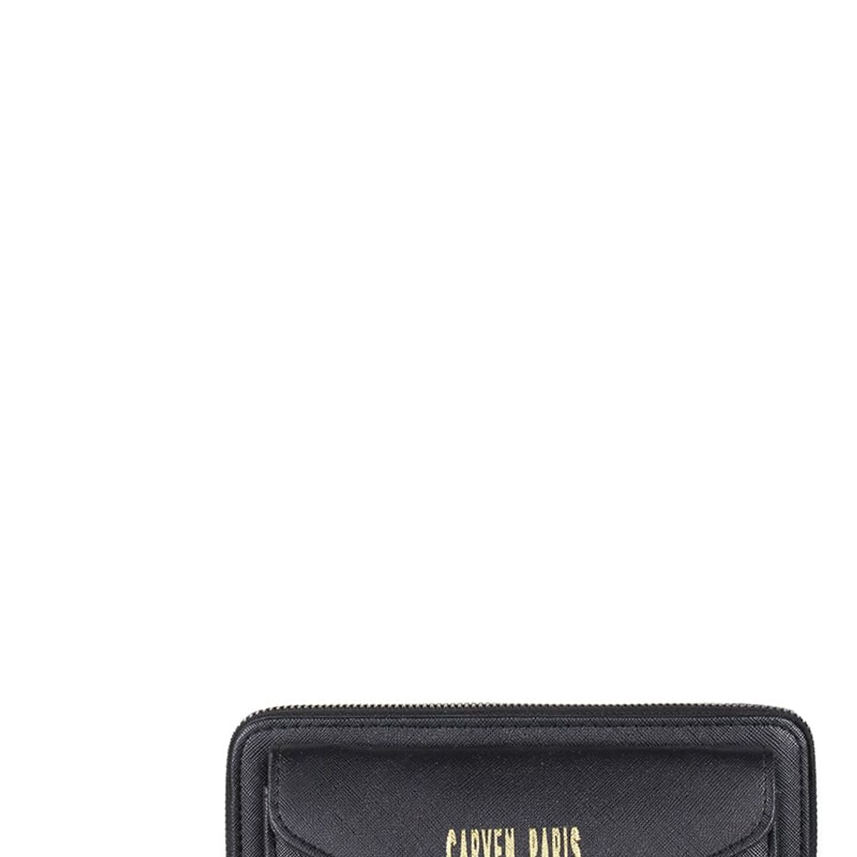 CARVEN - Pack Billetera Aria negra + Pañuelo Omani negro Carven