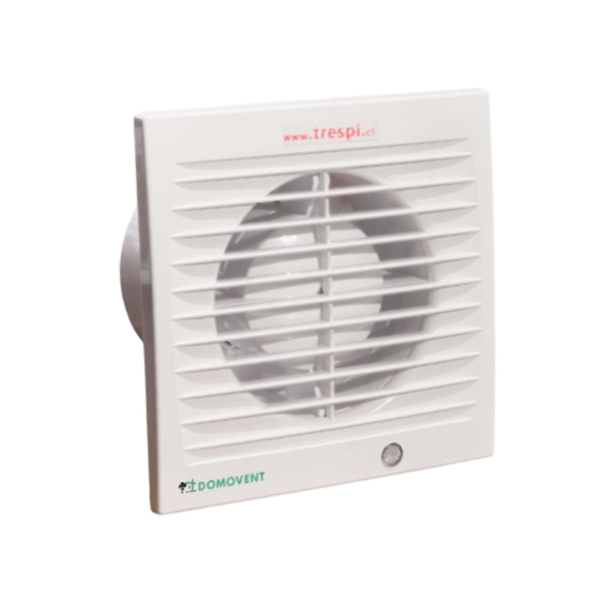 BLAUBERG - Extractor de aire 5'' DOMOVENT 125 H con temporizador y sensor de humedad