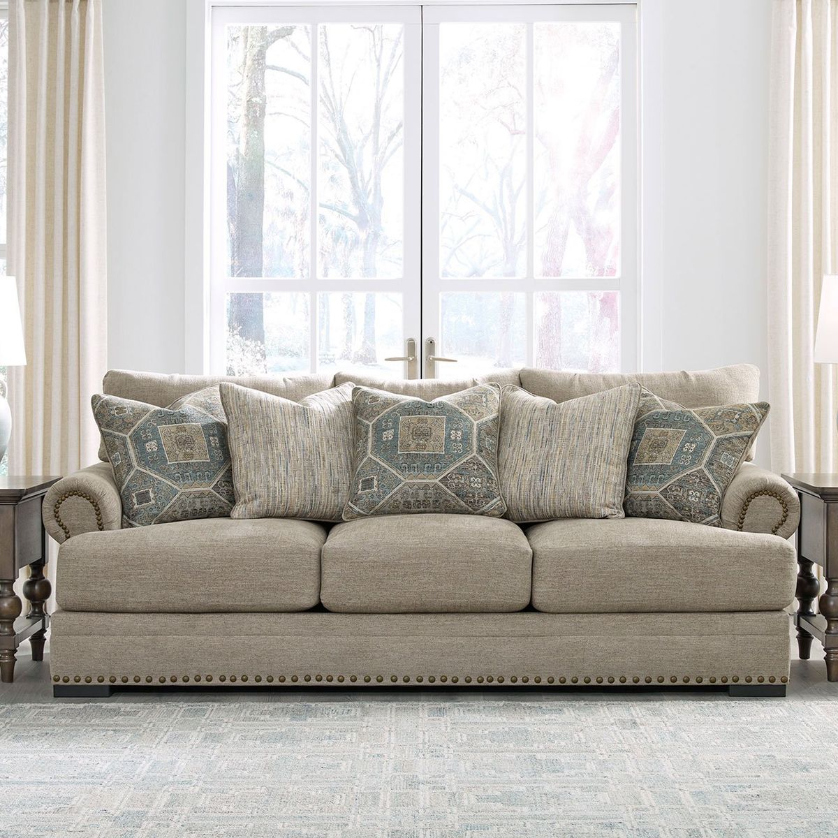 ASHLEY - Sofá 3 cuerpos Galemore 