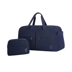 BAGSMART - Bolso de Mano para Viajes Two-Zone con Neceser 173 - Azul