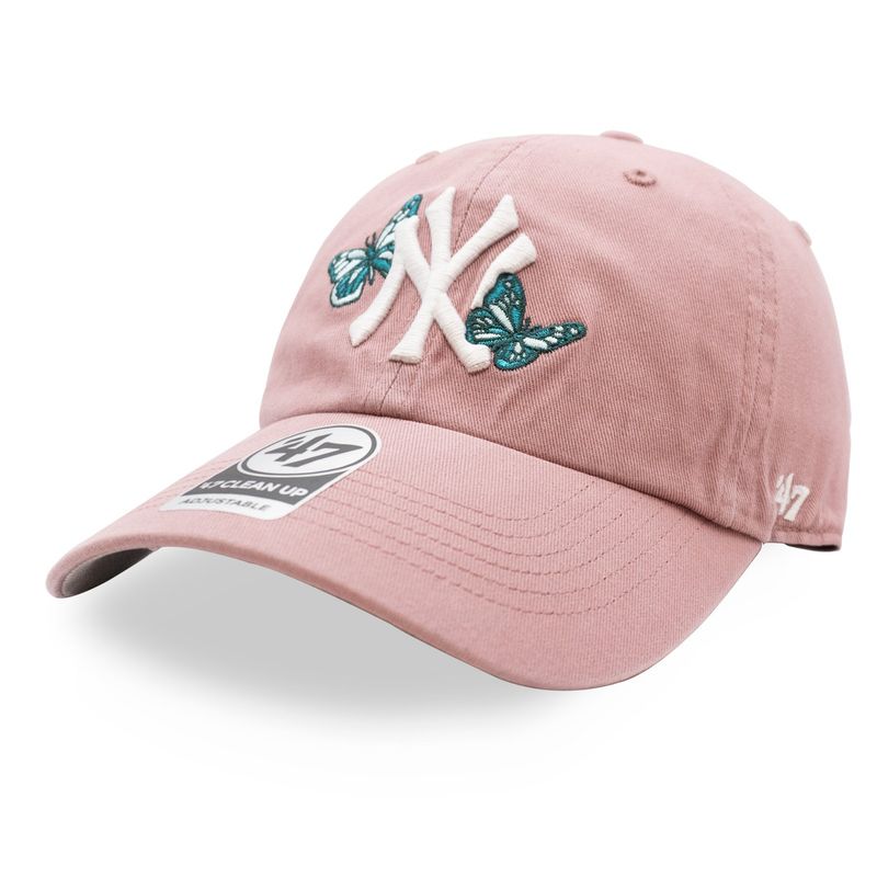 47 BRAND - Gorra 47 MLB Yankees Icon 47 Clean Up Rojo Cerrada