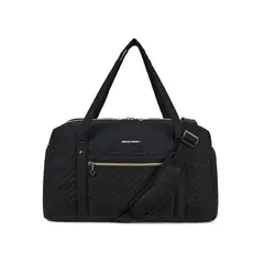 BAGSMART - Bolso Fin de Semana con Bolsa para Zapatos Negro