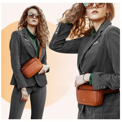 Imagen 2 del producto Banano Moderno de Cuero Vegano - Marrón