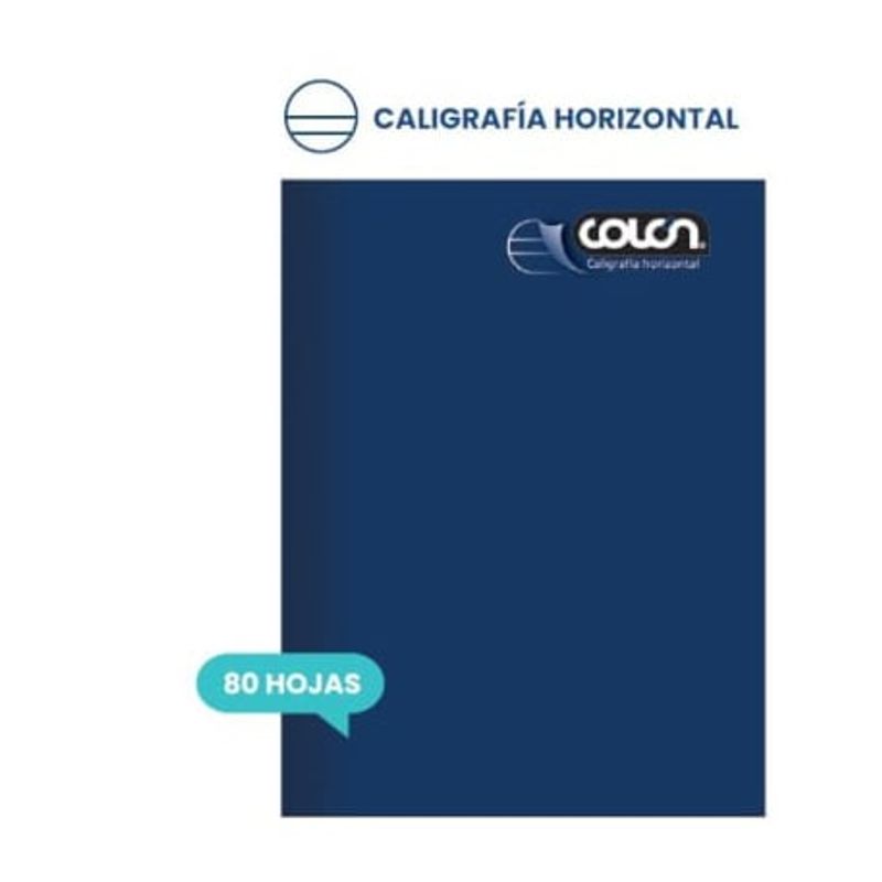 COLON - Cuaderno College Caligrafía Horizontal 80hjs Colon