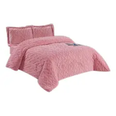 GENERICO - Cubrecama Invierno Trenzado Chiporro 1.5 Plazas 180x230cm