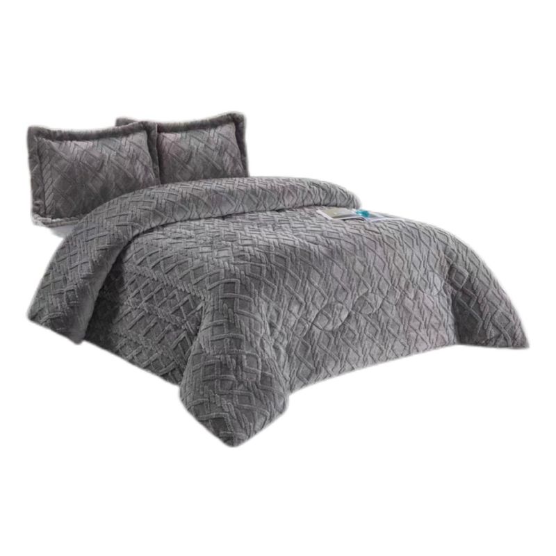 GENERICO - Cubrecama Invierno Trenzado Chiporro 1.5 Plazas 180x230cm