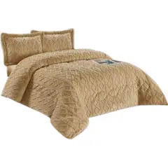 GENERICO - Cubrecama Invierno Trenzado Chiporro 1.5 Plazas 180x230cm