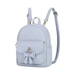 ECOSUSI - Mini Mochila con Lazo - Celeste
