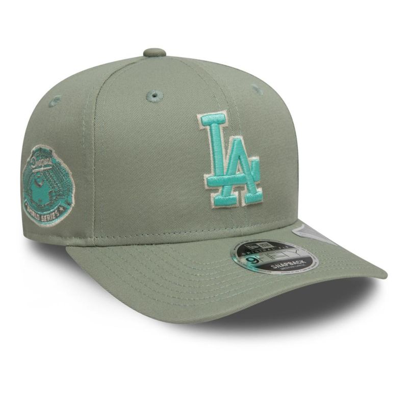 NEW ERA - Gorra 9Fifty Los Angeles Dodgers MLB World Series Green Pstl
