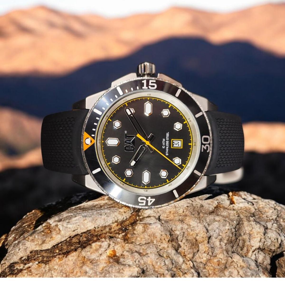 CAT - Set Reloj Cat Hombre SET-QC-141-21-121 mas pulsera Bisutería - Gris