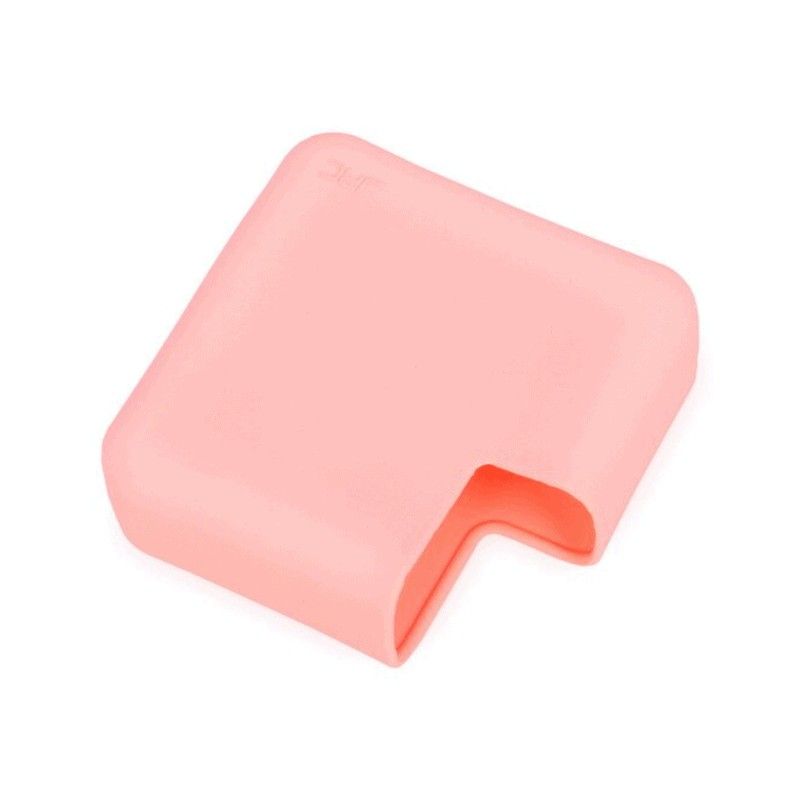 PINEAPPLESTORE - Protector Silicona Cargador Macbook 45w70w Rosado