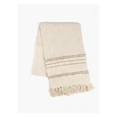 LOUNGE - Manta Algodón Diseño Líneas