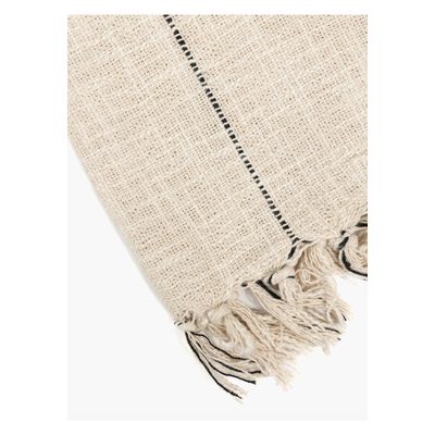 Imagen 2 del producto Manta Algodón Líneas Bordadas.