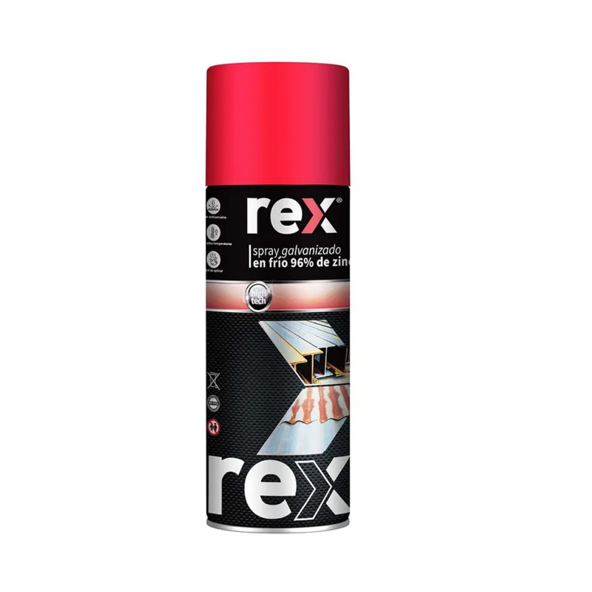 GENERICO - PINTURA EN SPRAY GALVANIZADO EN FRIO REX 400 ML.