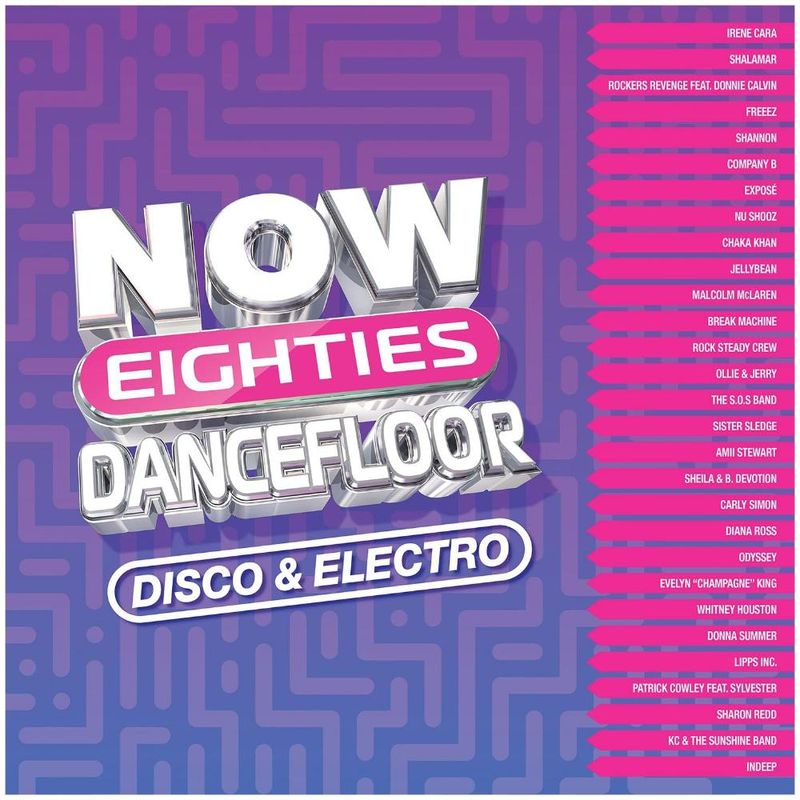 HITWAY MUSIC - NOW 80S DANCEFLOOR - DISCO & ELECTRO 2LP - VINILO