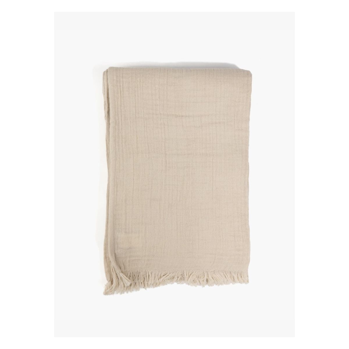 LOUNGE - Piecera Algodón Con Flecos