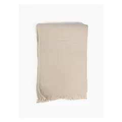 LOUNGE - Piecera Algodón Con Flecos