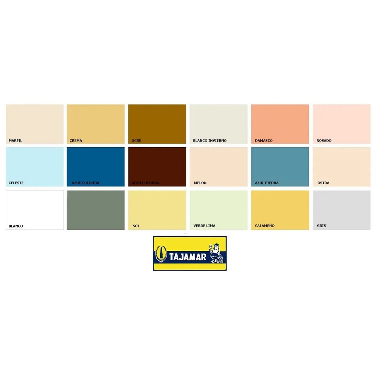 TAJAMAR - LATEX ACRILICO COLOR BLANCO LITRO TAJAMAR