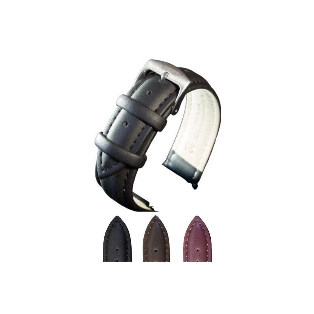 GENERICO - Correas Reloj De Piel Vacuno Diloy 22 Mm