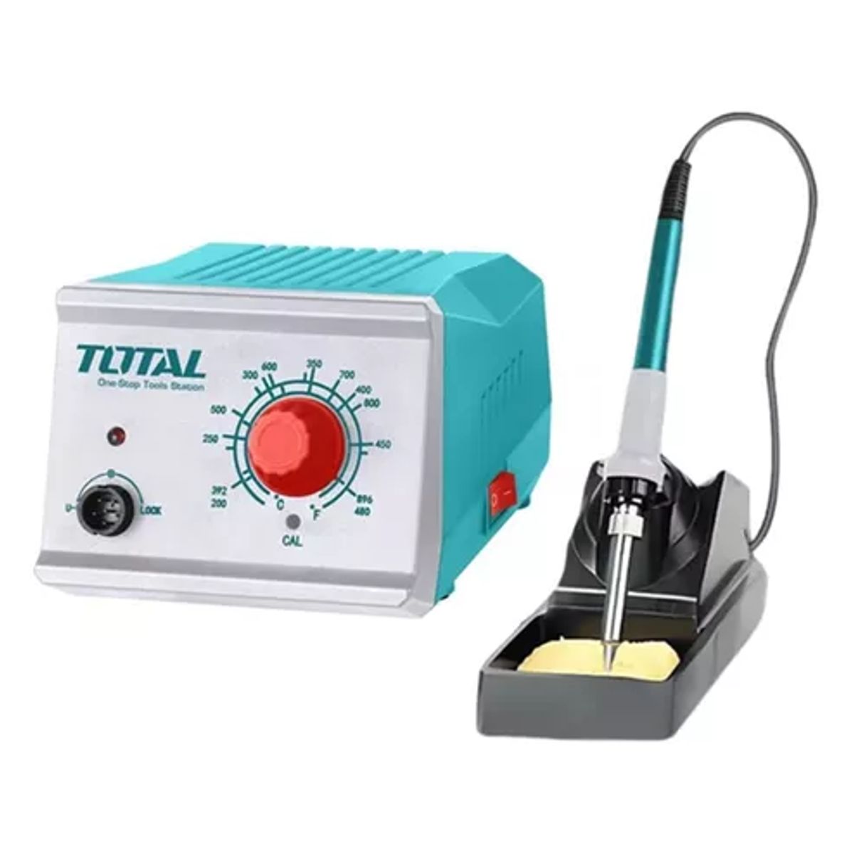 TOTAL TOOLS - Estacion De Soldadura Soldar 60w Regulable Con Cuatin Total