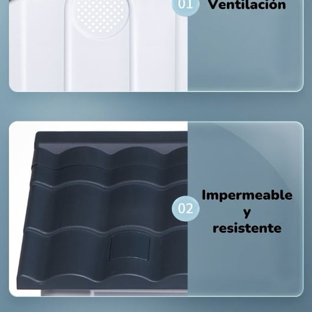 LUBABYCAS - Casa De Perro Extra Grande 105cm Azul LuBabycas