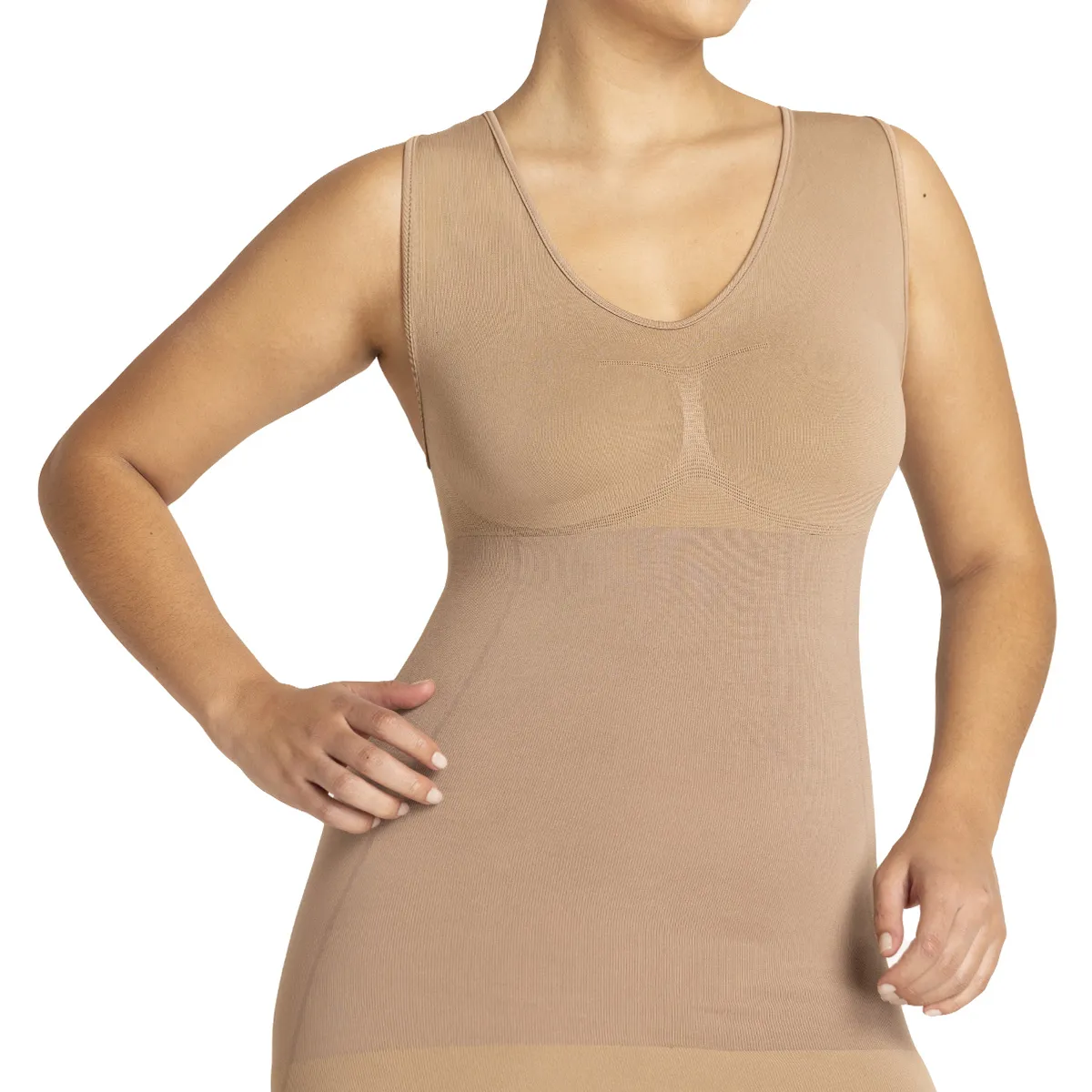 MONARCH - Polera Faja Regata Nude Monarch