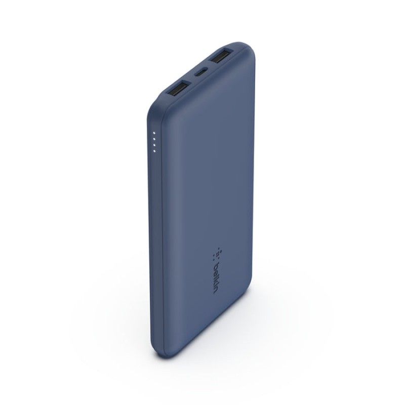 BELKIN - Batería portátil Power Bank 10000 mAh USB-A  USB-C Azul Belkin
