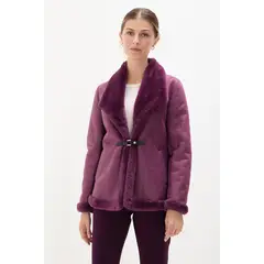 MA GRIFFE - Chaqueta Burdeo Mujer Magriffe