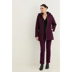 MA GRIFFE - Parka Burdeo Mujer Magriffe