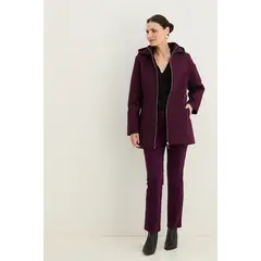 MA GRIFFE - Parka Burdeo Mujer Magriffe
