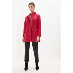 MA GRIFFE - Chaqueton Cuello Alto De Muflon Mujer MAGRIFFE