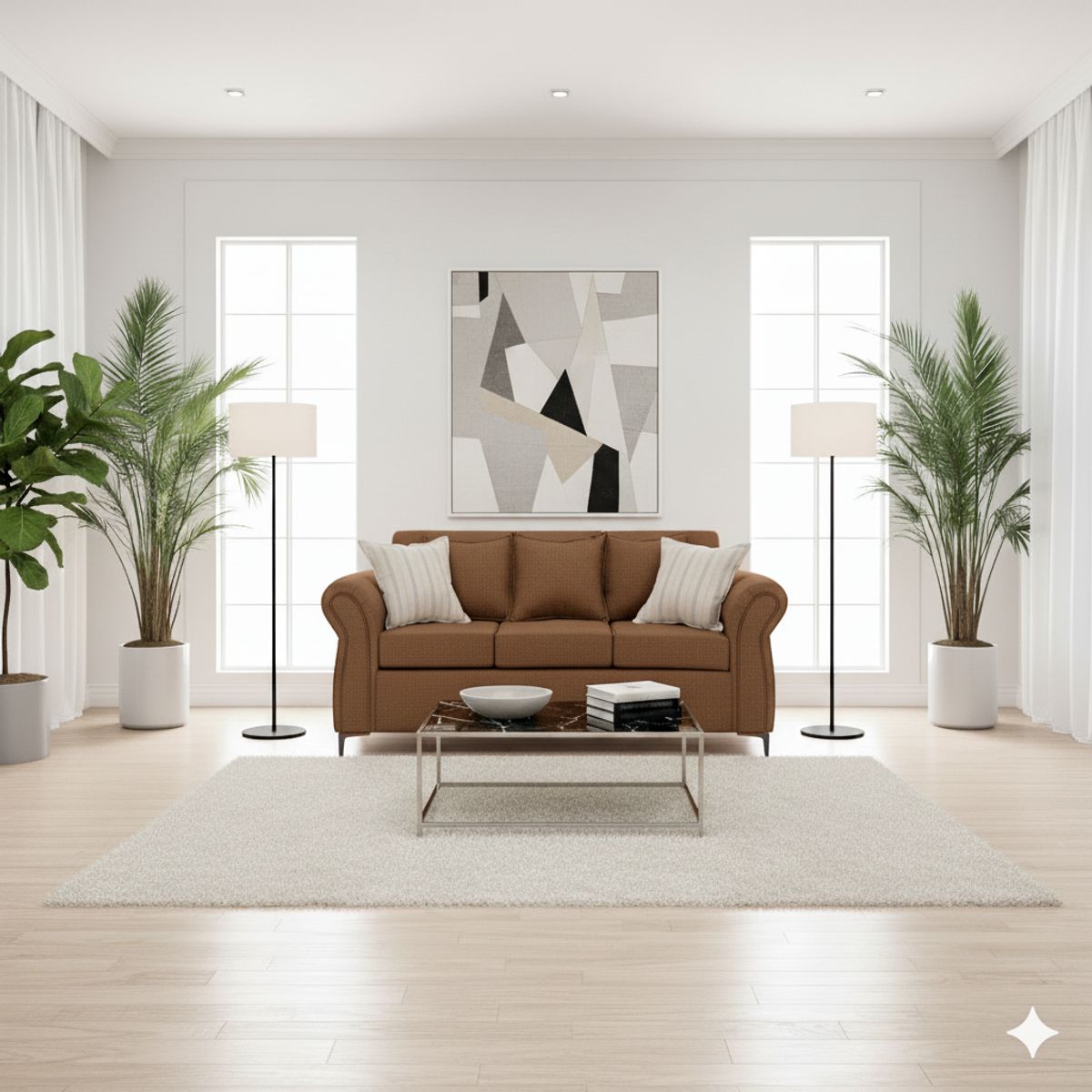 SITIAL HOME - Living 311 Singapur cafe sofa 3 cuerpos + 2 poltronas resortes