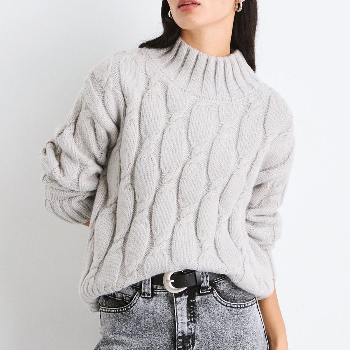 IO - Sweater Gris Mujer Io