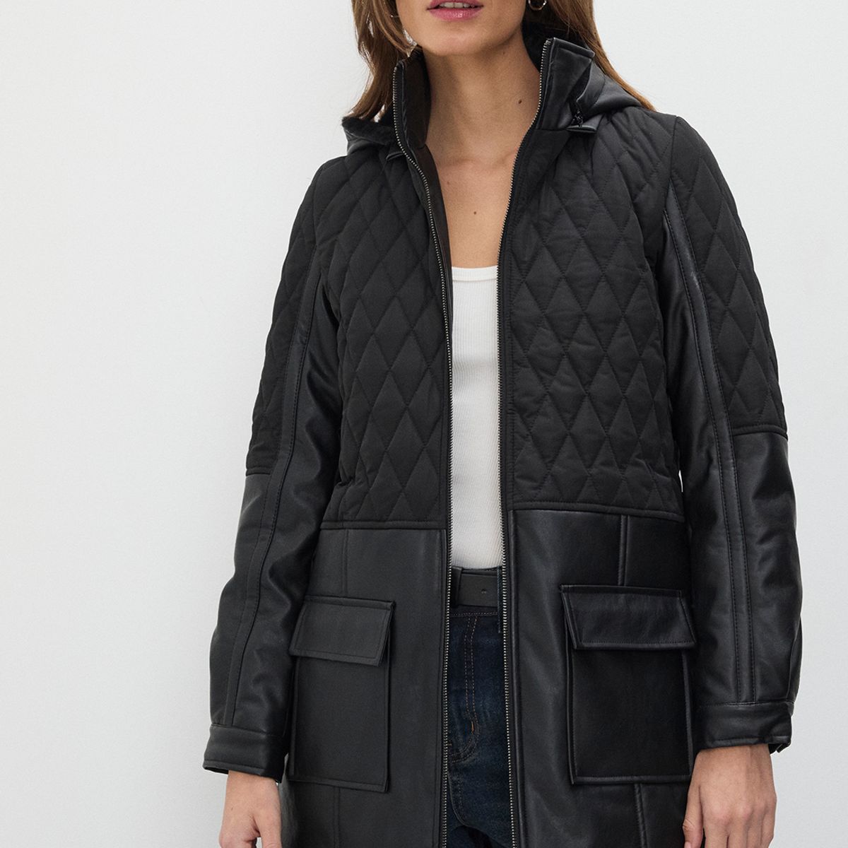 IO - Parka Negro Mujer Io